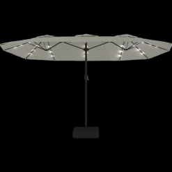 Parasol ogrodowy Biały vidaXL