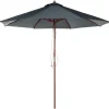 Parasol ogrodowy 270 cm ciemnoszary