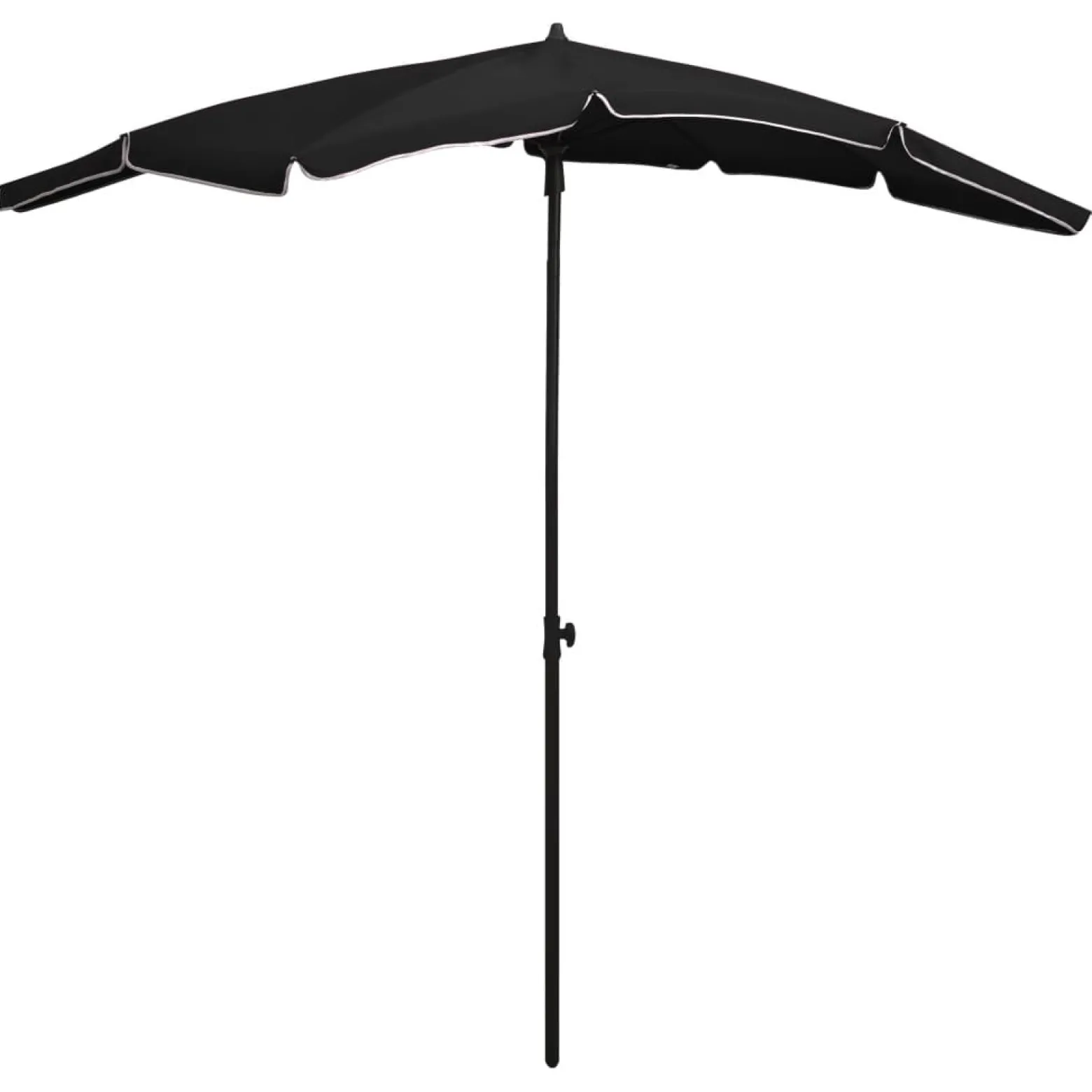 Parasol ogrodowy Czarny vidaXL