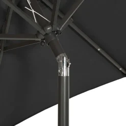 Parasol ogrodowy Czarny vidaXL