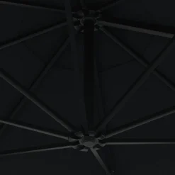 Parasol ogrodowy Czarny vidaXL