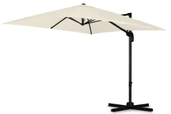 Parasol ogrodowy duży składany mocny pokrowiec 4,2m Plonos
