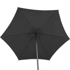 PARASOL OGRODOWY 2,7m Soya szary ROZKŁADANY