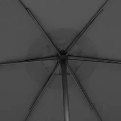 PARASOL OGRODOWY 2,7m Soya szary ROZKŁADANY