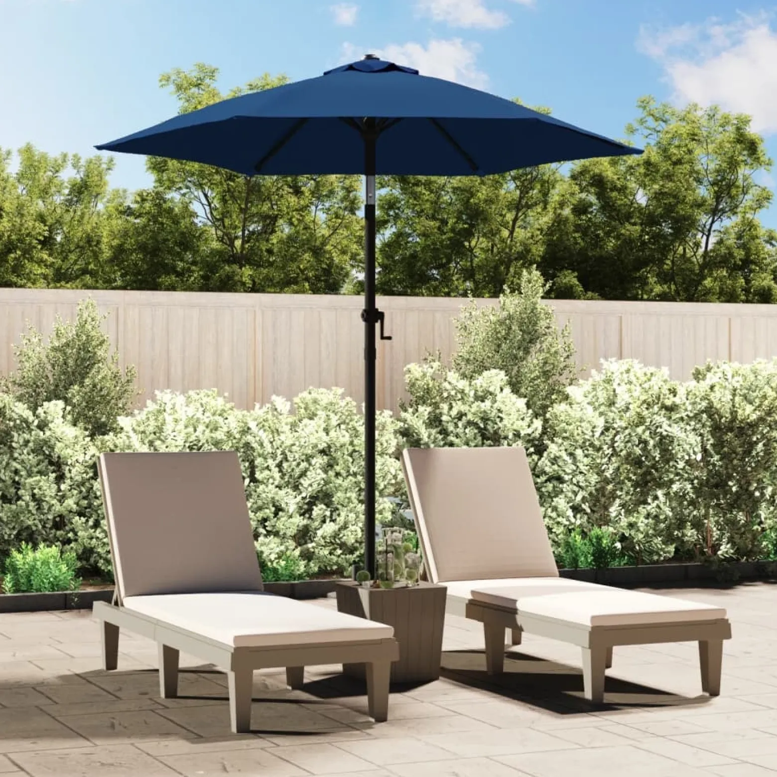 Parasol ogrodowy Niebieski vidaXL
