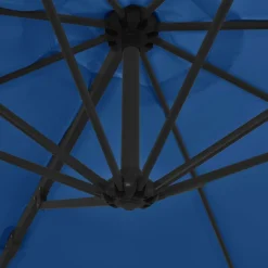 Parasol ogrodowy Niebieski 300 x 255 cm vidaXL
