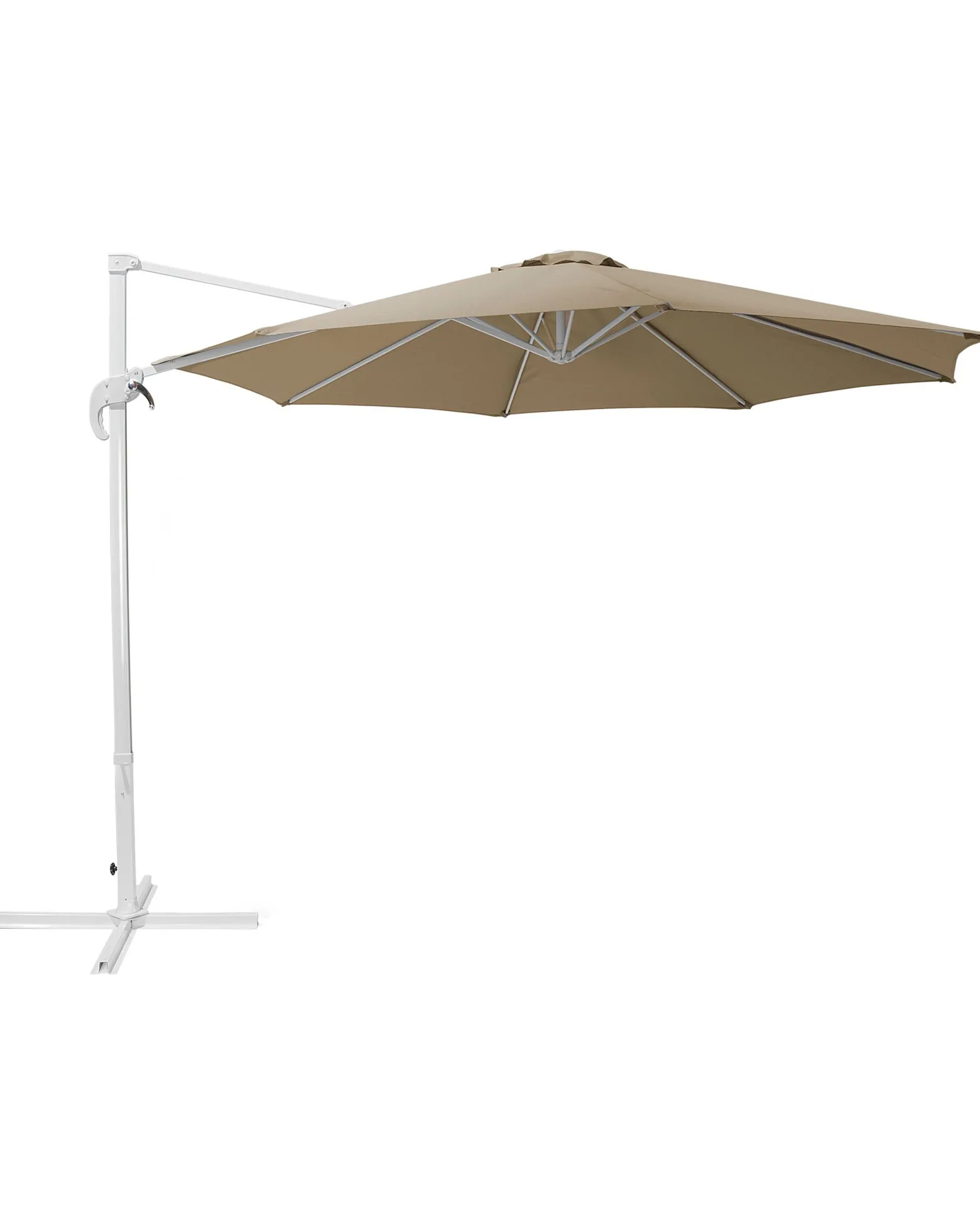 Parasol ogrodowy składany 300 cm beżowy