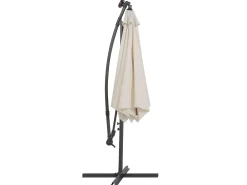Parasol ogrodowy składany LED 285cm beżowy
