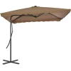 Parasol ogrodowy Taupe vidaXL