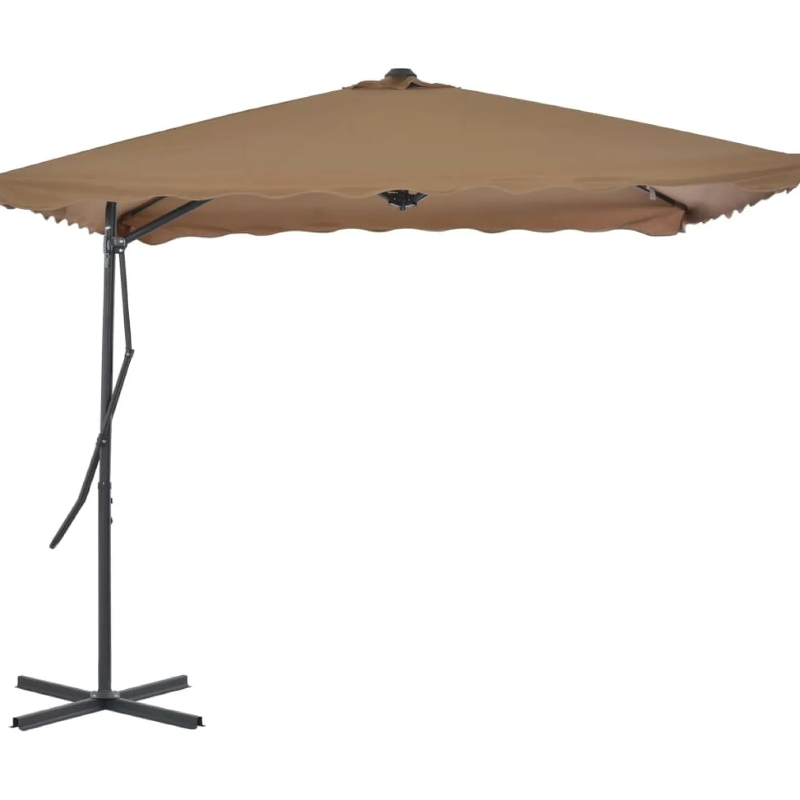 Parasol ogrodowy Taupe vidaXL