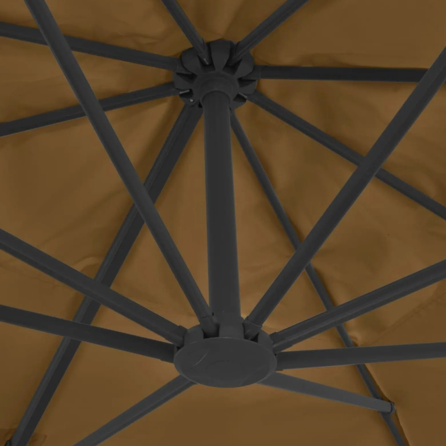 Parasol ogrodowy Taupe 3 x 4 m vidaXL