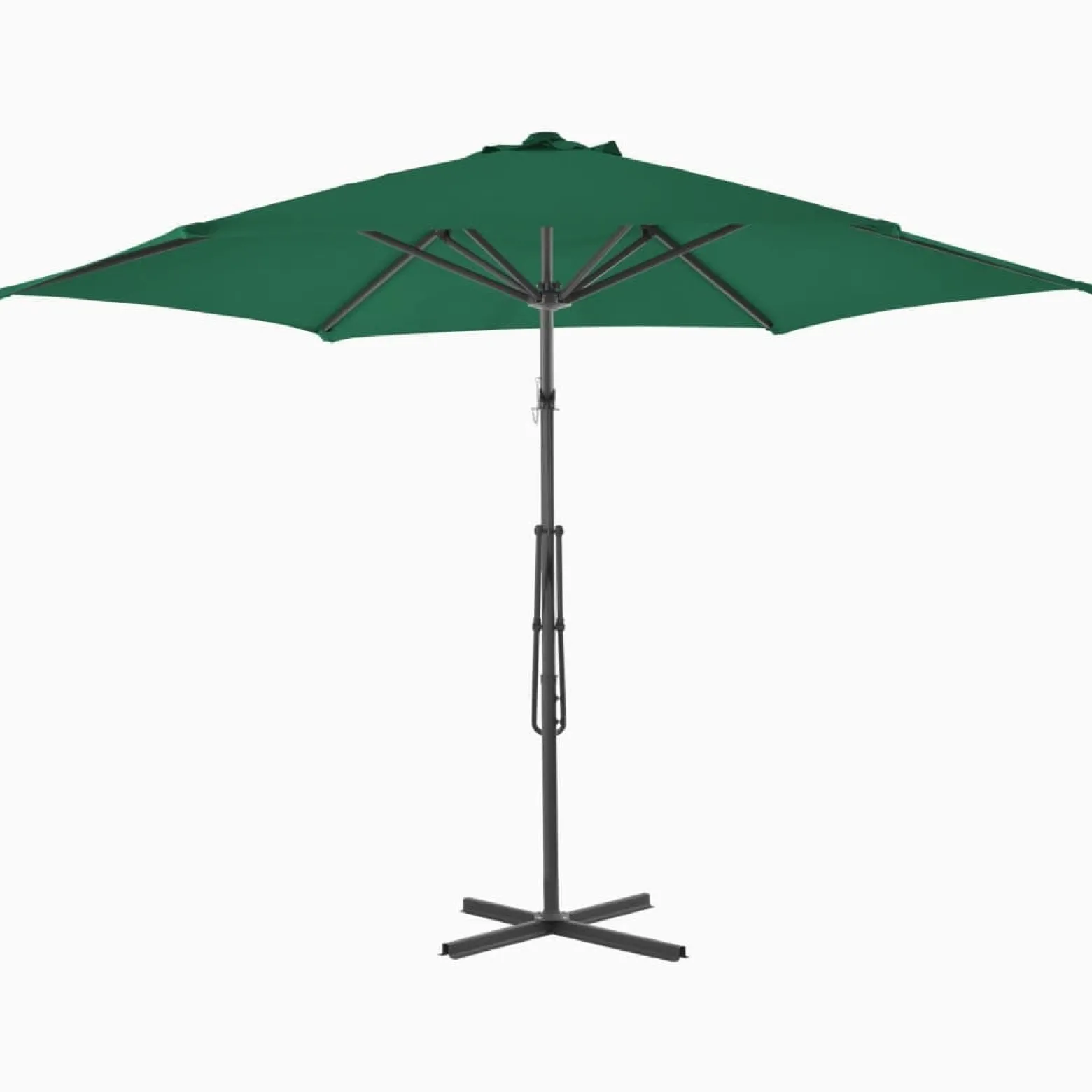 Parasol ogrodowy Zielony vidaXL