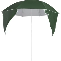 Parasol plażowy Zielony vidaXL