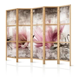 Parawan Japoński 5-panelowy Magnolie Retro 225x172cm