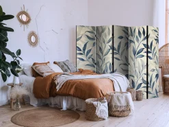 Parawan Jednostronny Delikatny Motyw Botaniczny 225x172cm