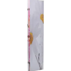 Parawan Pokojowy Dekoracyjny Parawan Składany Motyw Kwiatowy 160x170 cm