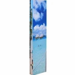 Parawan Pokojowy Dekoracyjny Parawan Składany Motyw Plaży 160x170 cm