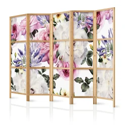 Parawan Japoński 5-panelowy Kwiecista Polana 225x172cm