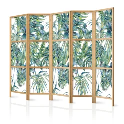 Parawan Japoński 5-panelowy Liście W Zenicie 225x172cm