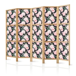 Parawan Japoński 5-panelowy Piwonie 225x172cm