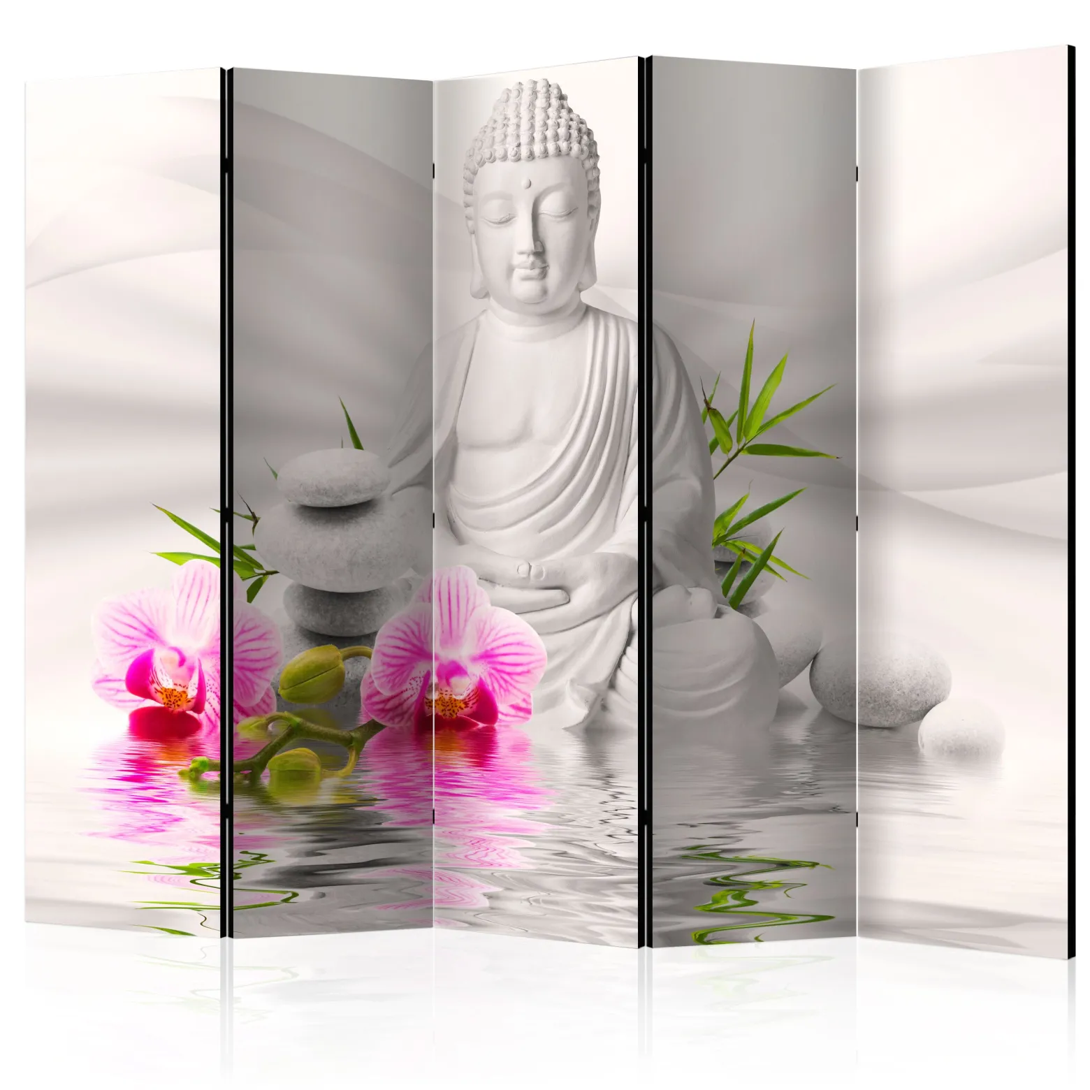 Parawan Jednostronny Budda I Orchidee 225x172cm
