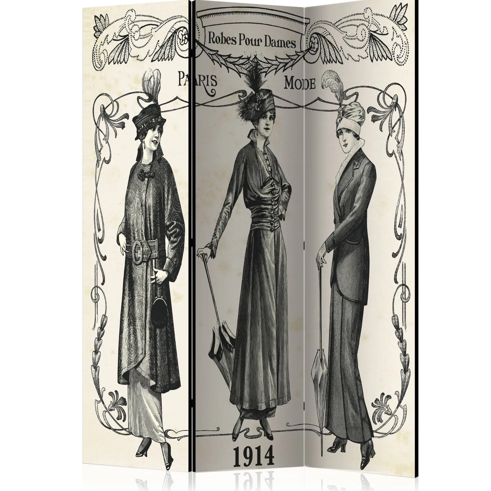 Parawan Jednostronny Dress 1914 135x172cm