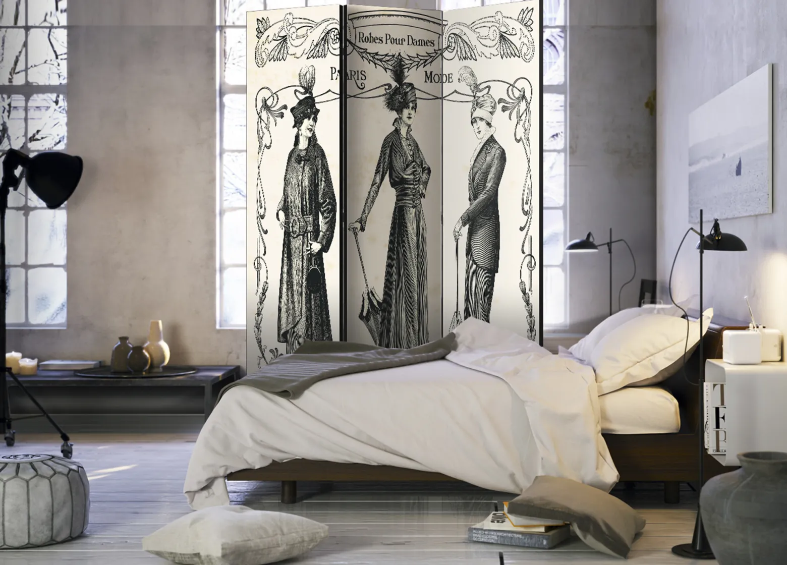 Parawan Jednostronny Dress 1914 135x172cm