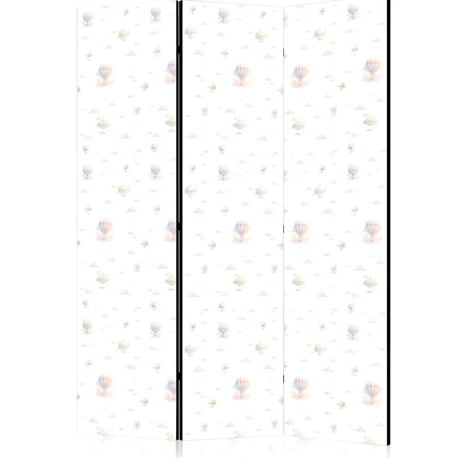 Parawan Jednostronny Kolorowe Balony I Sterowce 135x172cm