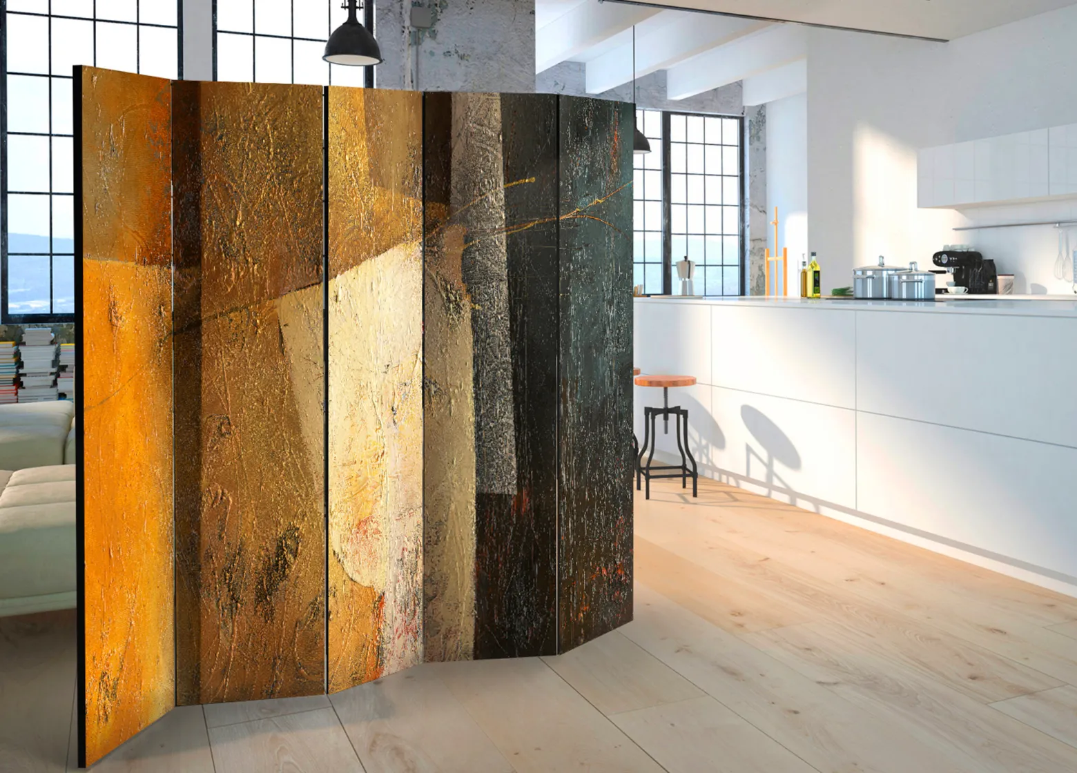 Parawan Jednostronny Nowoczesny Artyzm 225x172cm