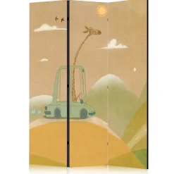 Parawan Jednostronny Rozmarzona Podróżniczka 135x172cm