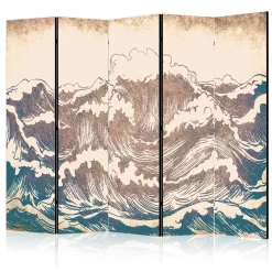 Parawan Jednostronny Wzburzony ocean 225x172cm