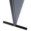 Parawan pokojowy Noam czarny 170x120 cm Industrialny dekoracyjny