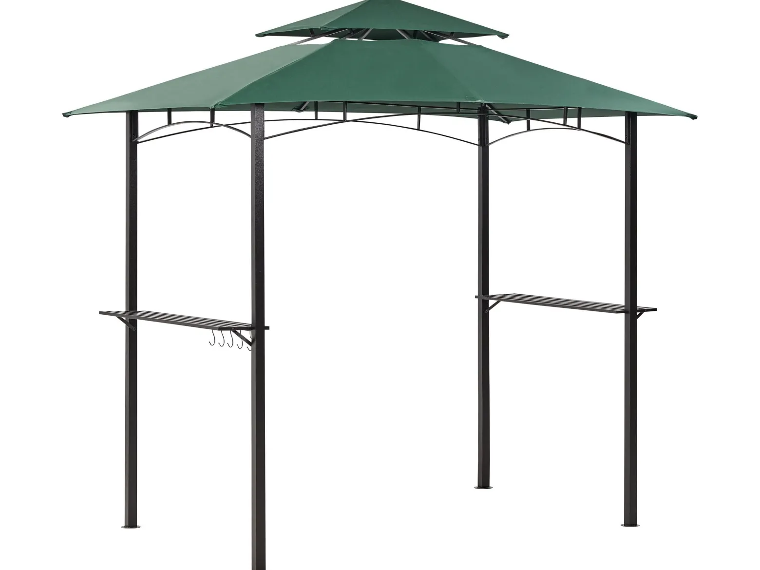 Pawilon ogrodowy 240 x 148 cm ciemnozielony