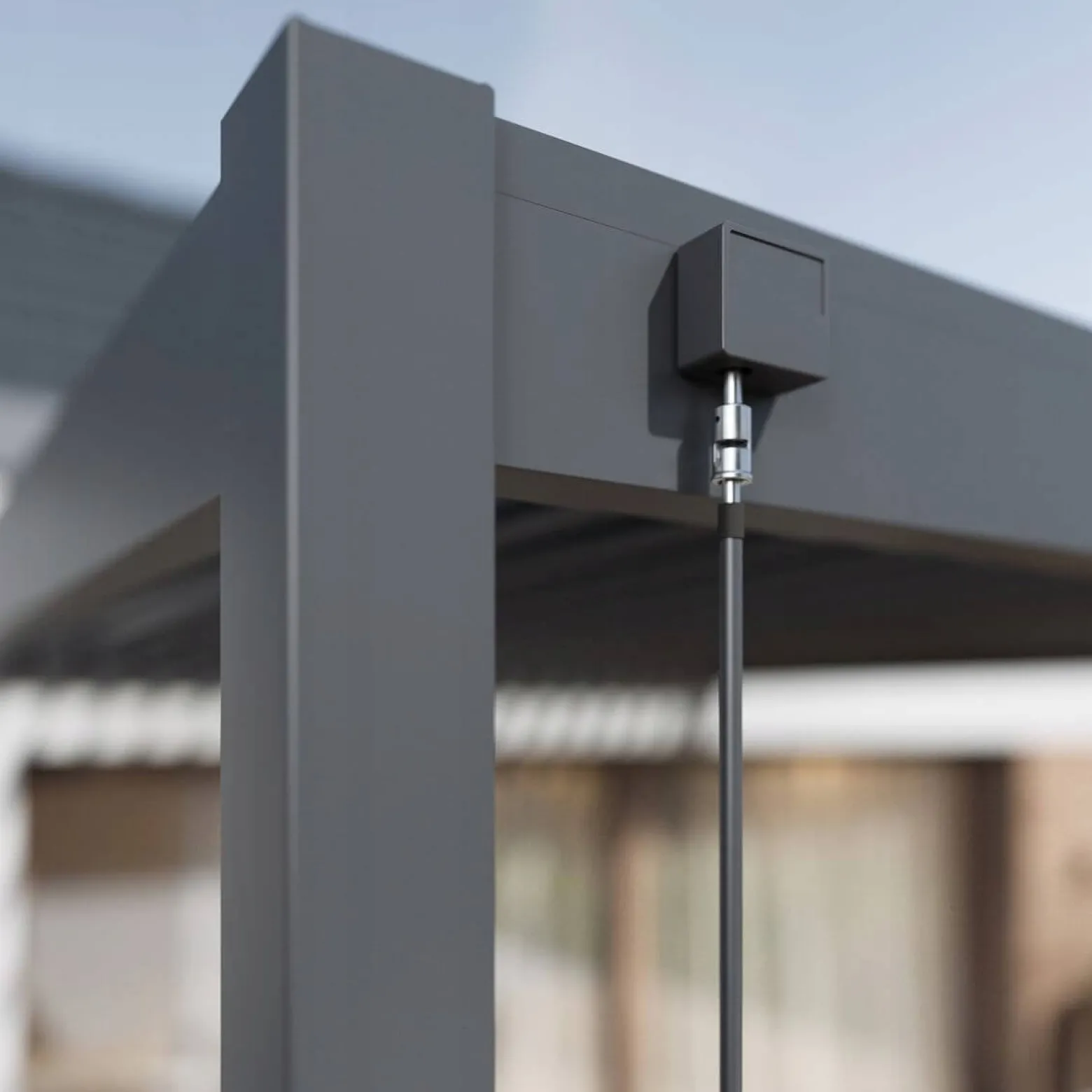 Pergola Ogrodowa Gutroof Przyścienna Na Taras Elegance Wall 3x3