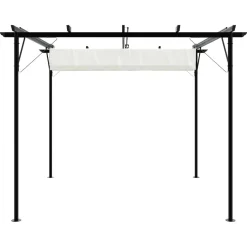 Pergola Kremowy Stal vidaXL