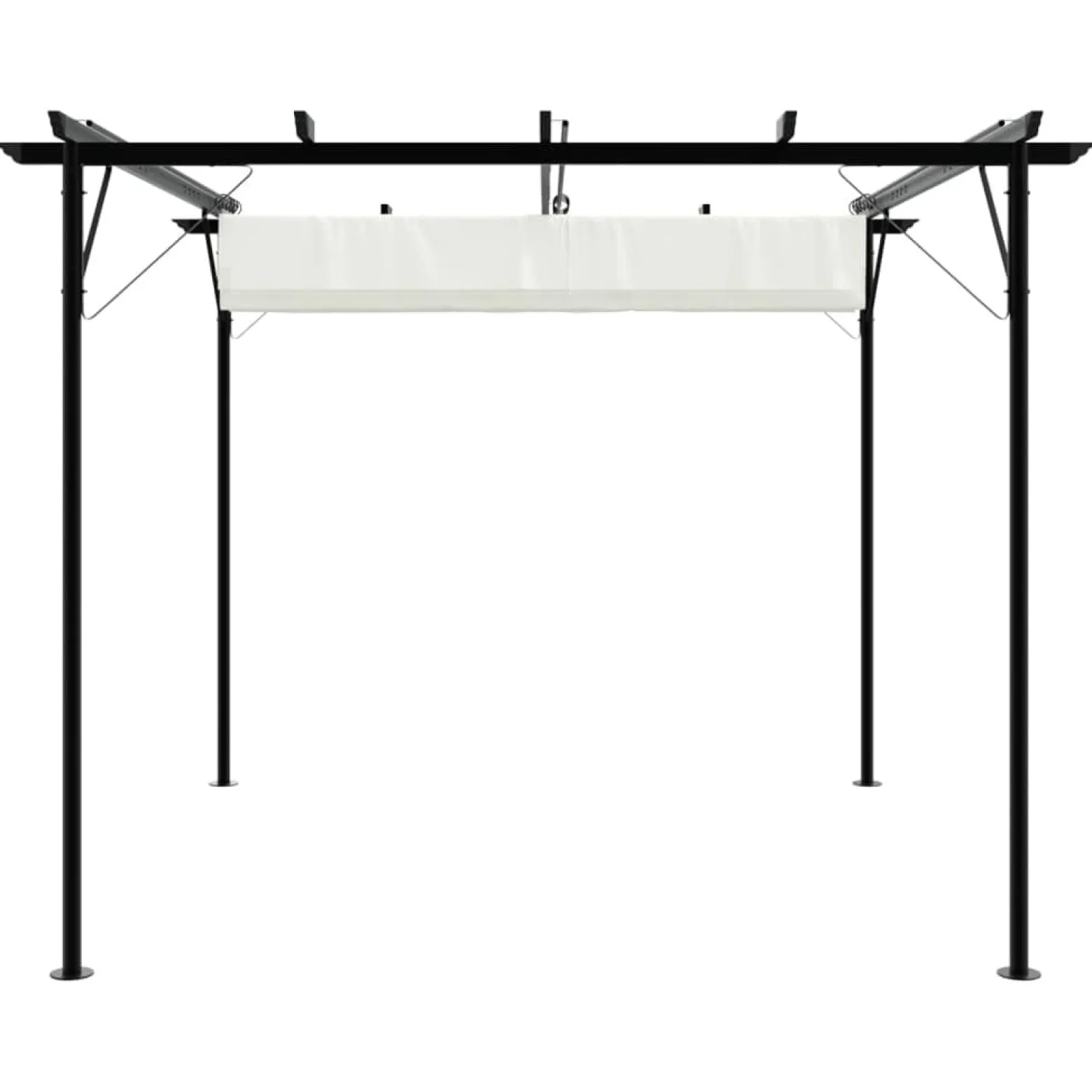 Pergola Kremowy Stal vidaXL