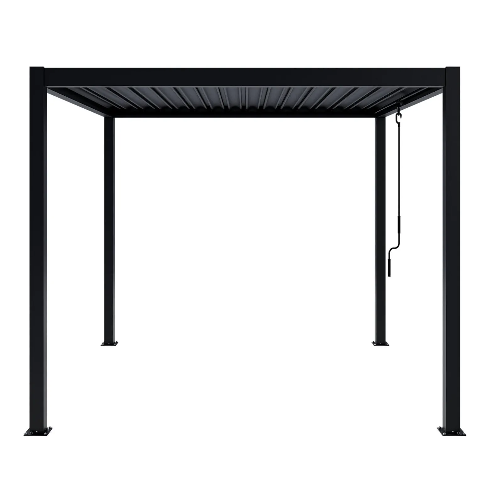 Pergola NORDVIC Skyline 3x3 m Antracyt, 100% Aluminiowa