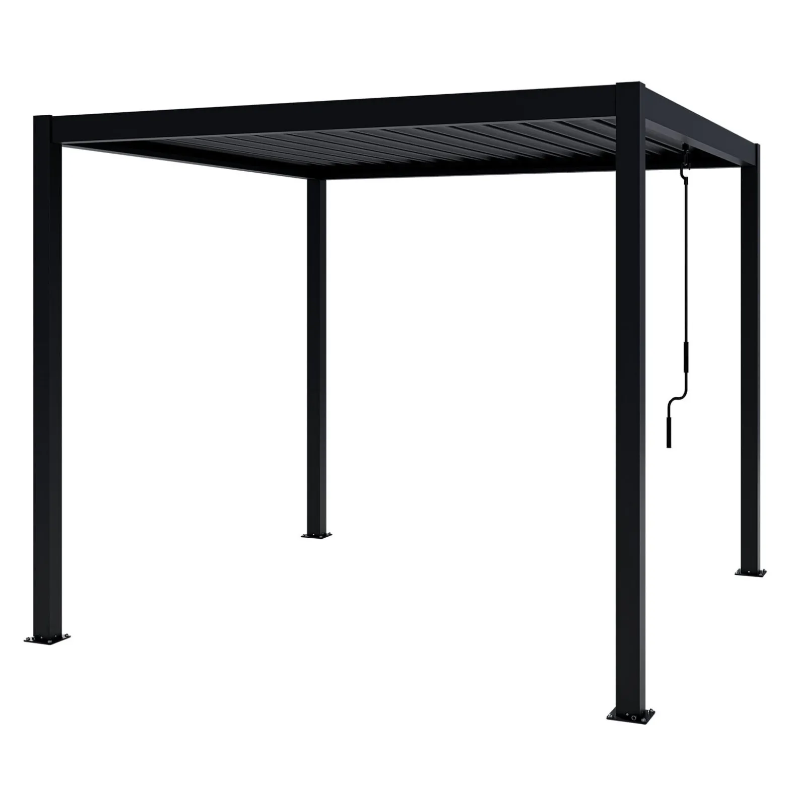 Pergola NORDVIC Skyline 3x3 m Antracyt, 100% Aluminiowa