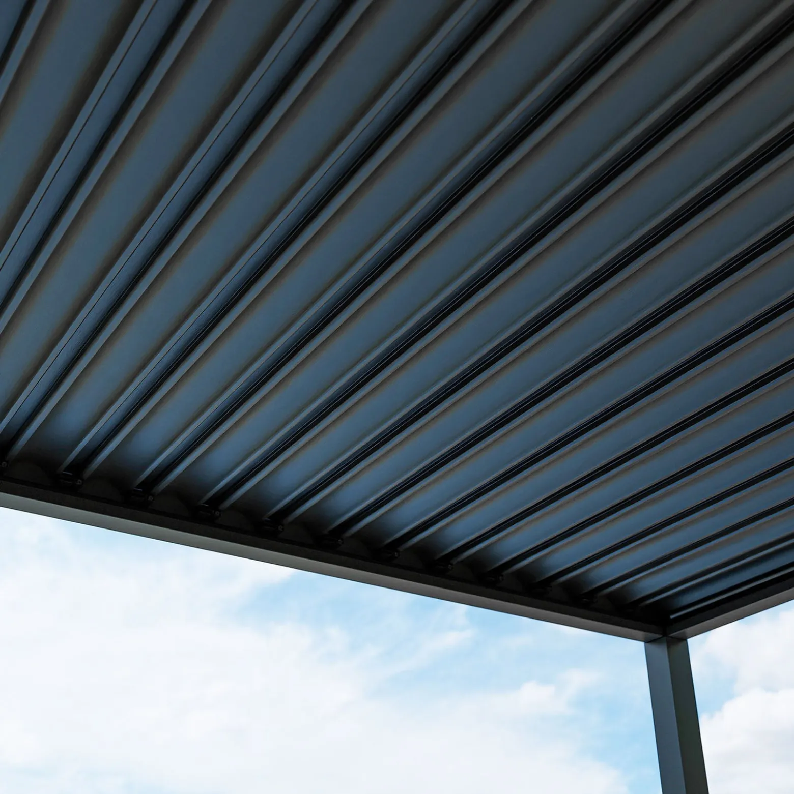 Pergola NORDVIC Skyline 3x3 m Antracyt, 100% Aluminiowa
