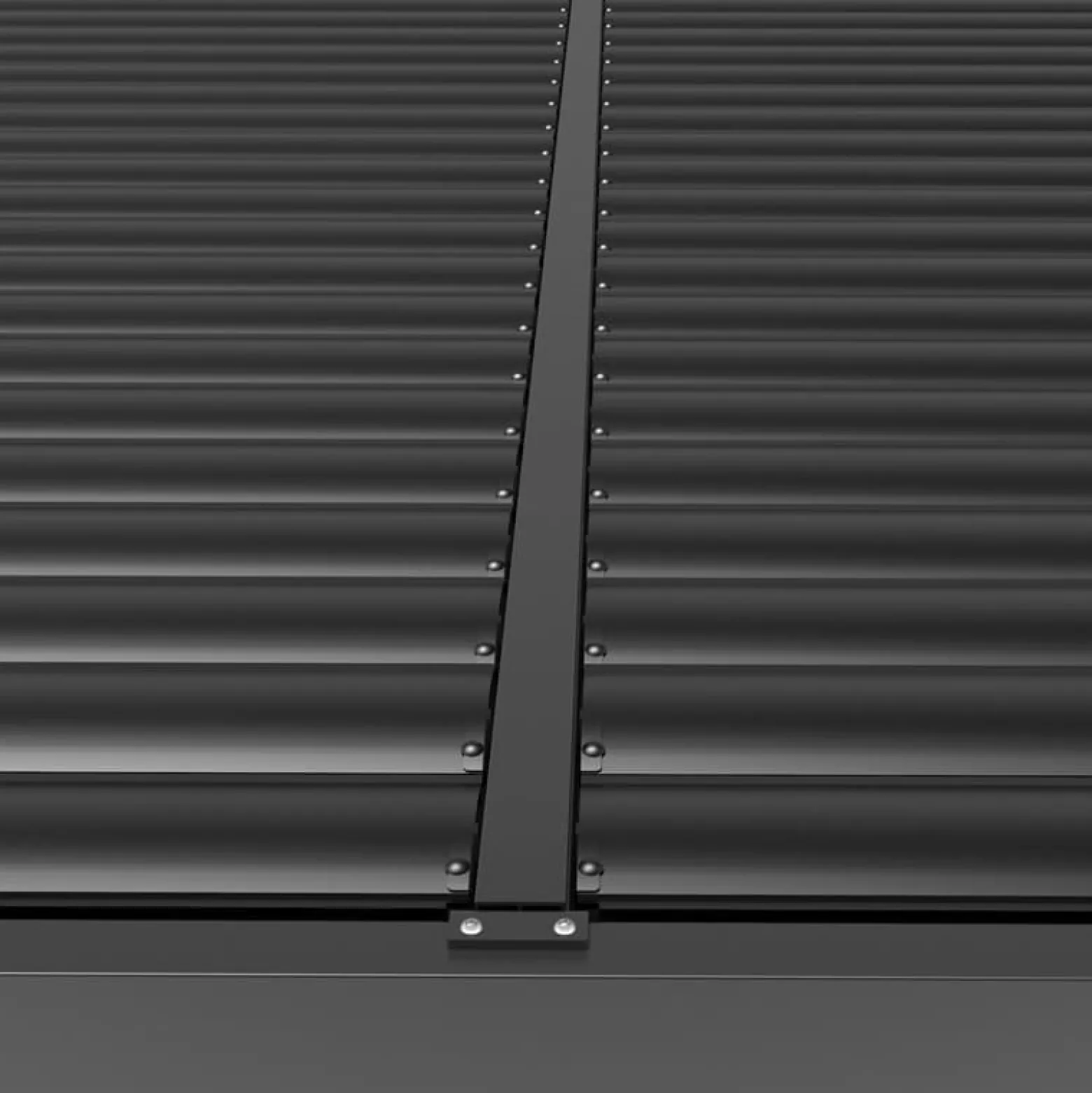 Pergola ogrodowa Luxe 5.8x4m podwójna, manualna aluminiowa antracytowa