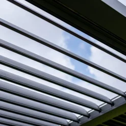Pergola ogrodowa Luxe 5.8x4m podwójna, manualna aluminiowa antracytowa