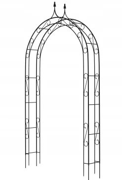 Pergola Ogrodowa Metalowa Łuk Na Kwiaty Róże 281cm