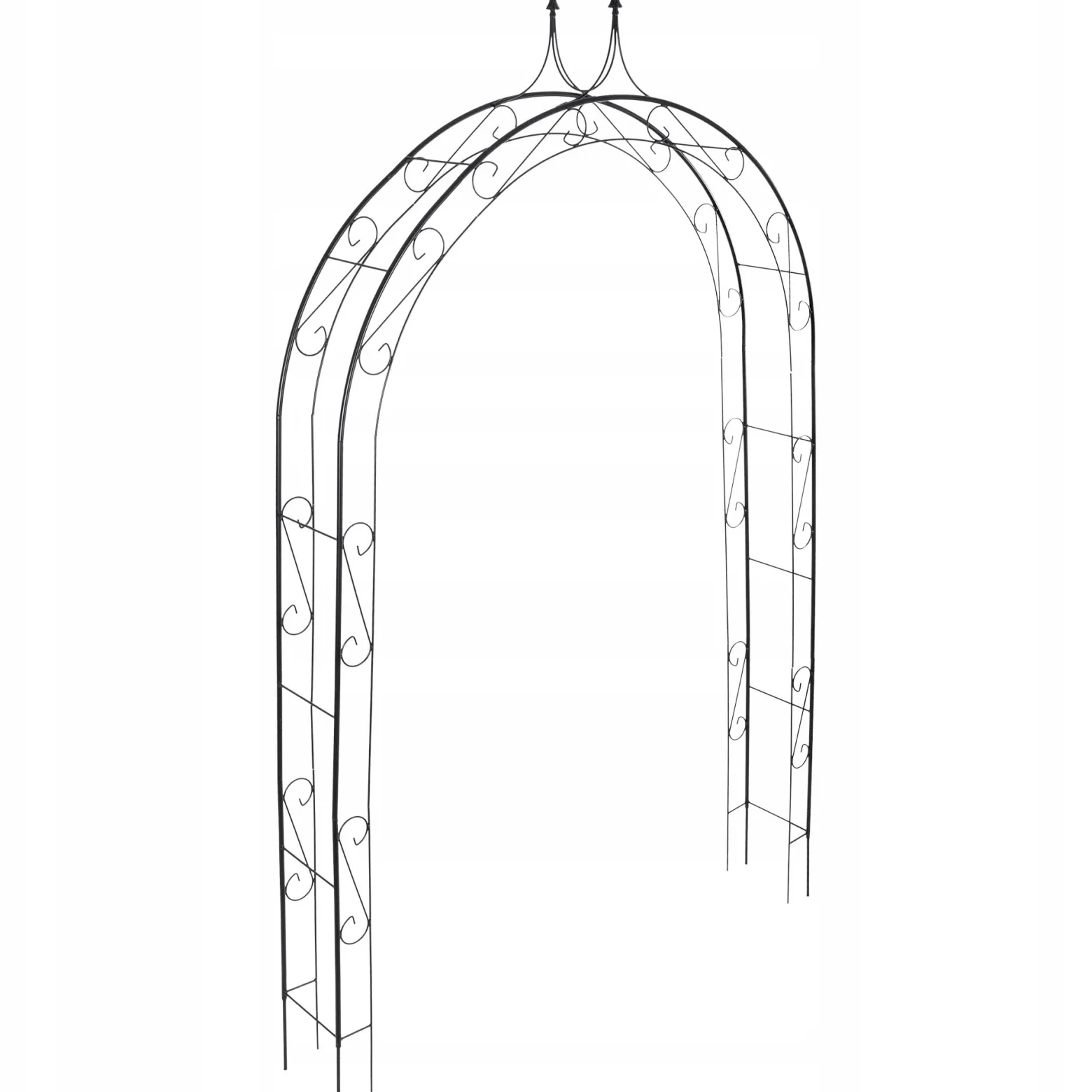 Pergola Ogrodowa Metalowa Łuk Na Kwiaty Róże 281cm