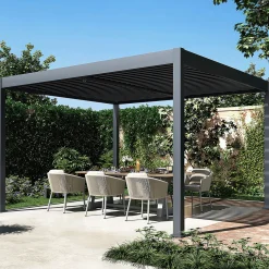 Pergola Ogrodowa Tarasowa Aluminium ELEGANCE DUO 3,6x4