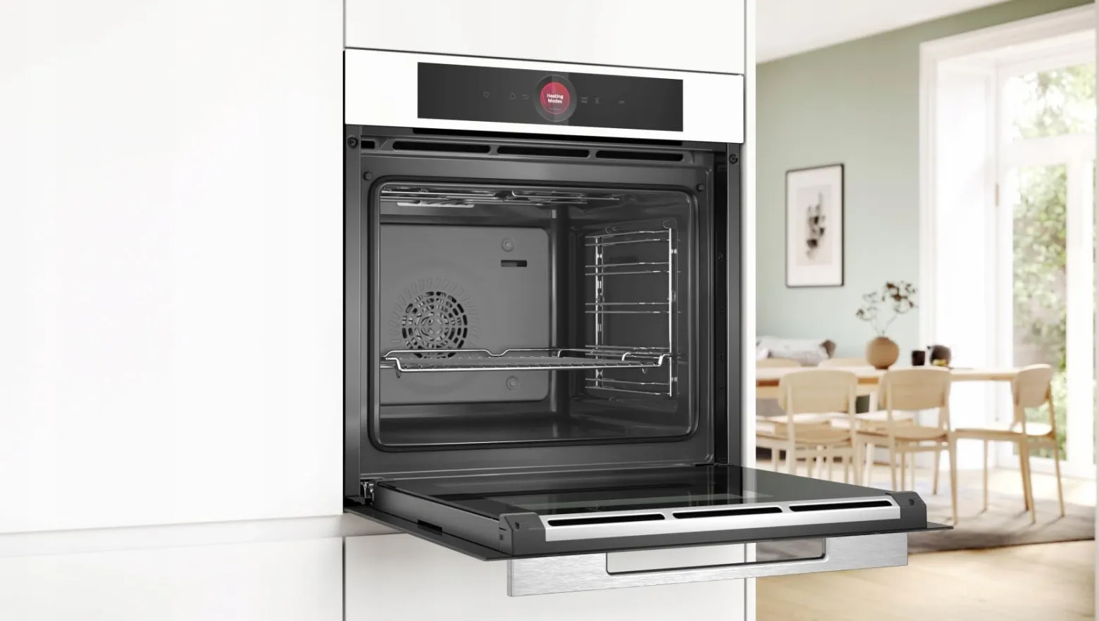 Piekarnik elektryczny Bosch HBG7341W1 71l Termoobieg 3D Grill Air Fry TFT