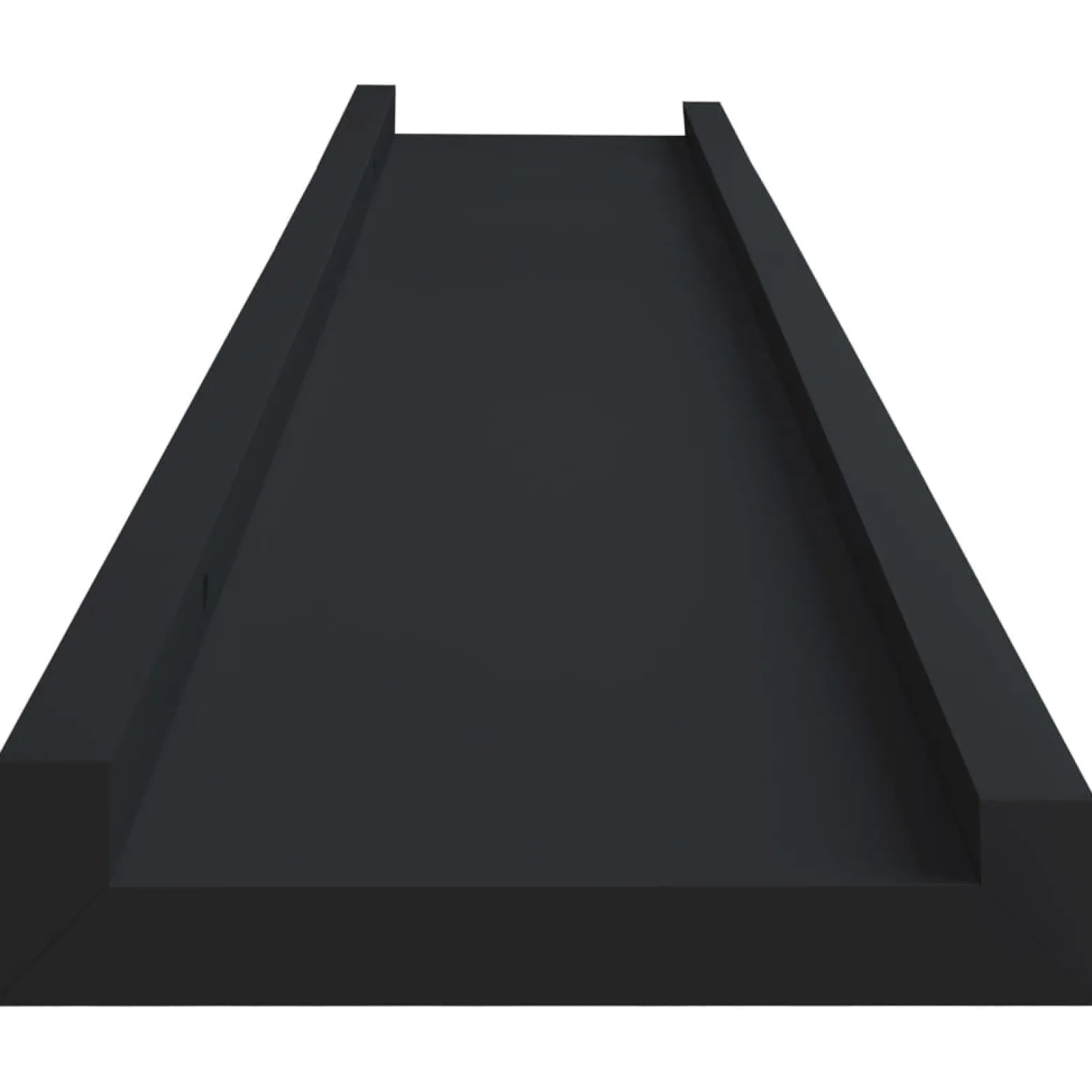 Półka na zdjęcia Czarny 80 x 9 x 3 cm MDF vidaXL