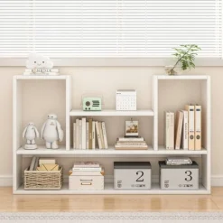Półka biała nowoczesna loft na książki otwarta 100 cm