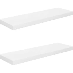 Półka ścienna Biały 80 x 23.5 x 3.8 cm MDF vidaXL