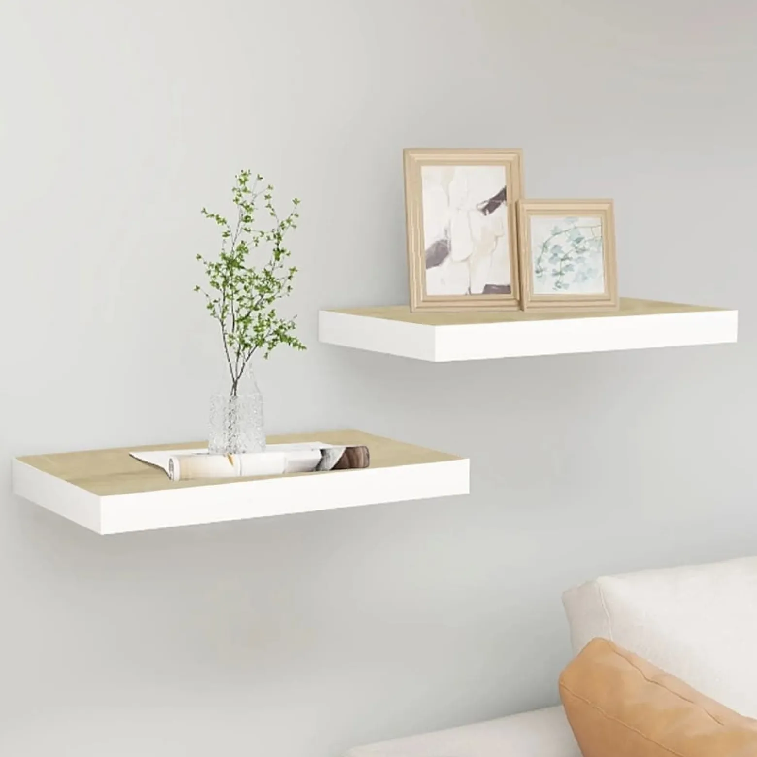 Półka ścienna Brąz 40 x 23 x 3.8 cm MDF vidaXL