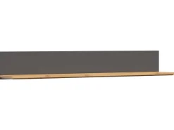 Półka ścienna Hesen 175 cm grafit/dąb artisanv